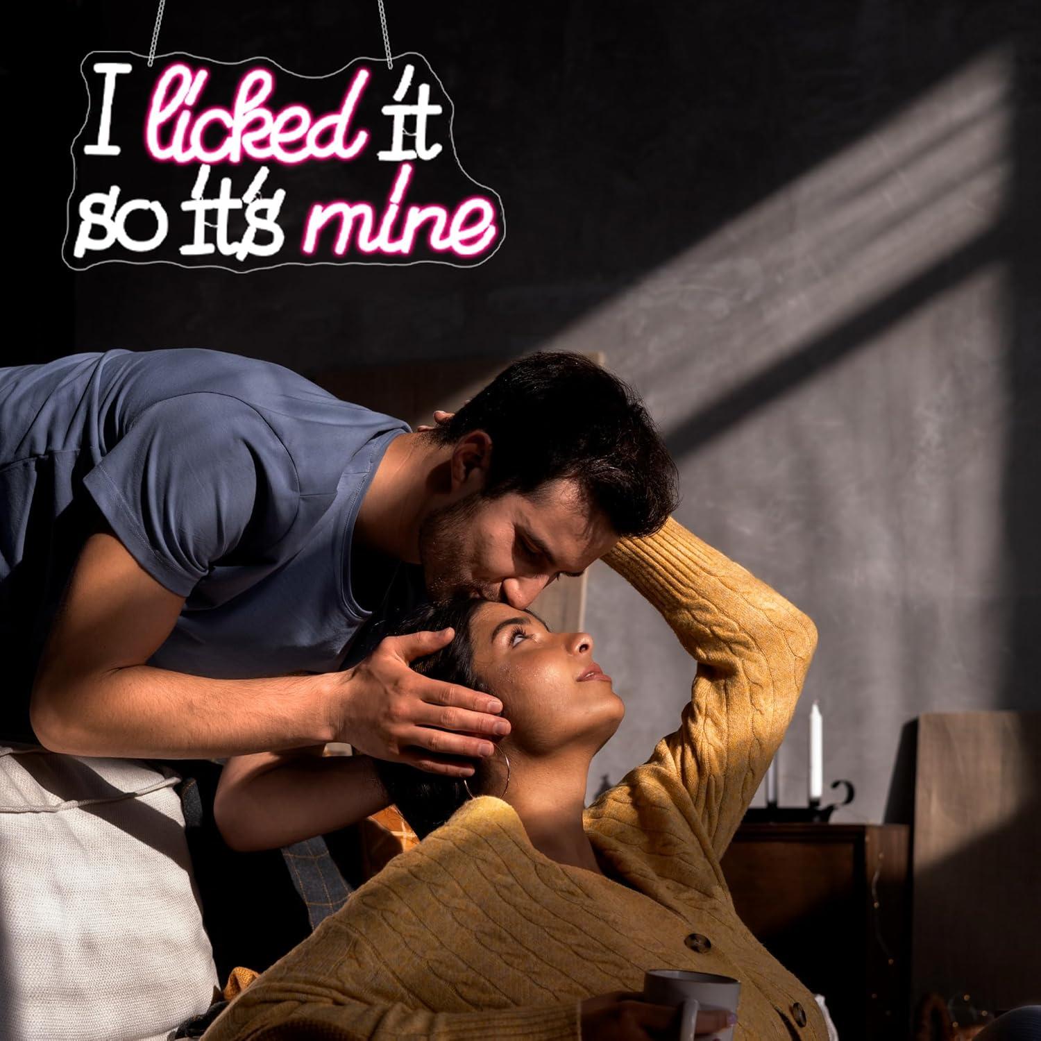 I Licked It So It's Mine Neon  - огляд і ціна Home Decor Theme