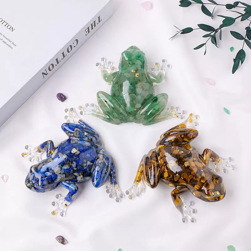 1pc Crystal glue making frog,  - огляд і ціна Home Decor Y2K