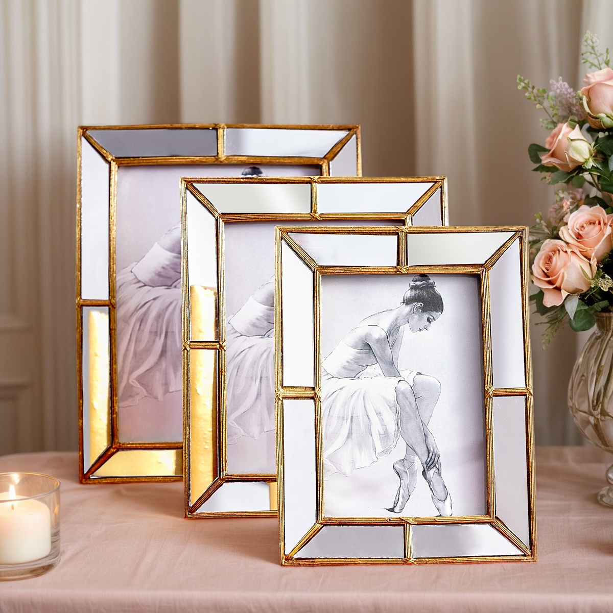 1PC, A Photo Frame with a Simp - огляд і ціна Bamboo Photo Frame