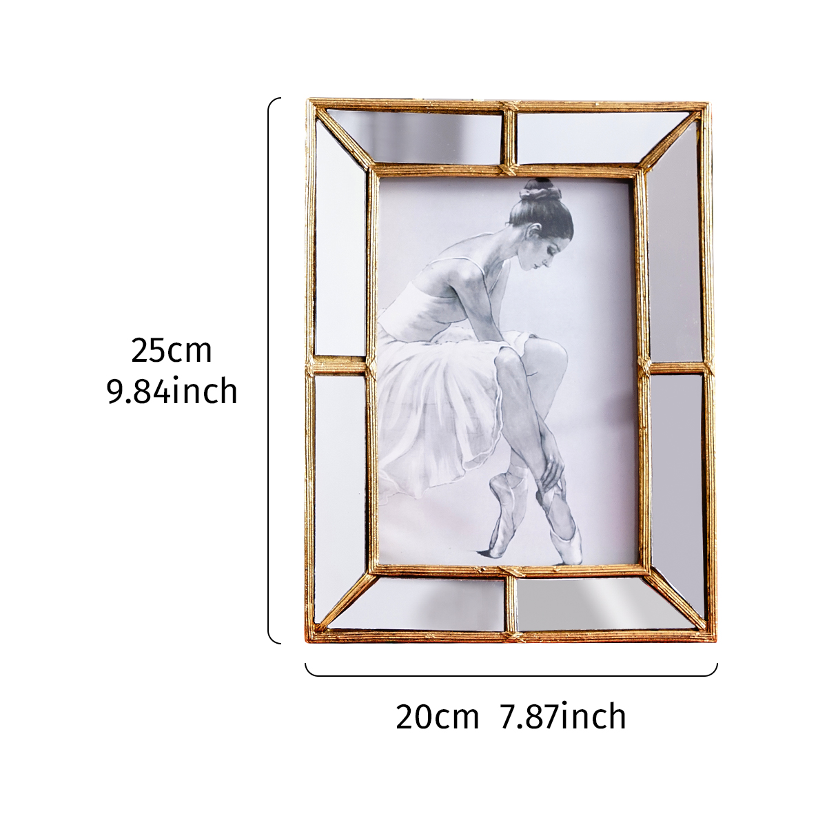 1PC, A Photo Frame with a Simp - огляд і ціна Bamboo Photo Frame
